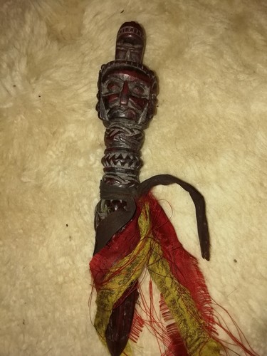 Antico phurba legno tibet - in, legno,