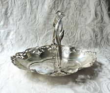 WMF Art Nouveau Art Nouveau cesto torta ninfee e farfalle Cestino Liberty