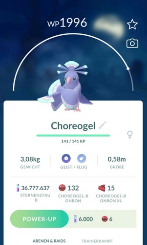 Pokémon choreogel - ➡️,