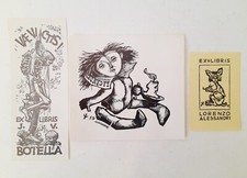 ♥ LOTTO 3 EX LIBRIS LORENZO
