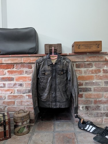 Giacca pelle diesel vintage