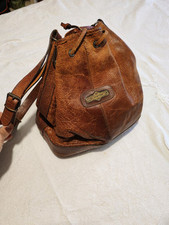 El Campero bag donna vintage borsa Sacca Zaino Tracolla Vera Pelle