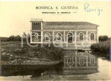 1930 ca ROVIGO Bonifica SANTA