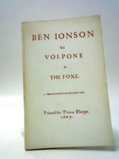 Volpone 1607 (Ben Jonson -