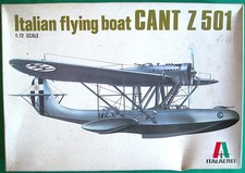 Kit modellino barca volante italiana 1/72 Italeri (Italarei) 1972 vintage CANT Z 501
