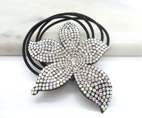 Cravatta per capelli fiore