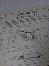 GILERA GR 2 50 ENDURO 1977 SCHEDA Originale Omologazione ASI FMI MCTC