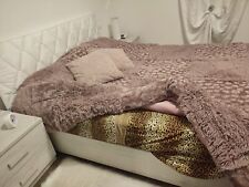 tectake Letto Matrimoniale con Rete a Doghe 200x140cm  Contenitore 