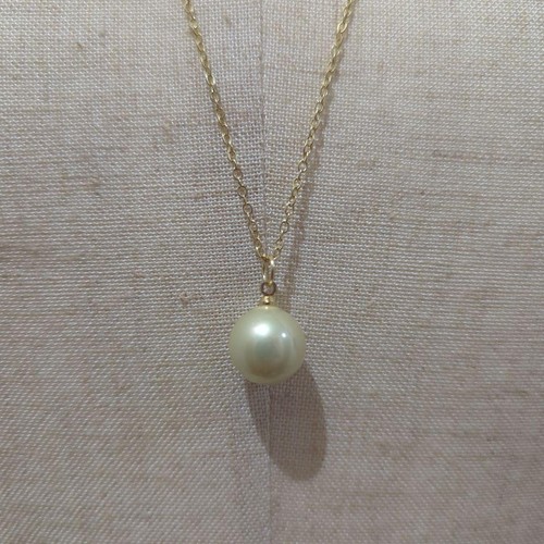 Collana con ciondolo perle - con,