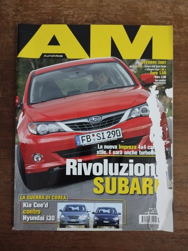 2007 auto mese ottobre - 2007,