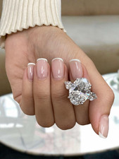 Anello da sposa taglio ovale