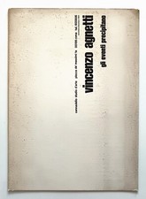 Vincenzo Agnetti Gli eventi precipitano Cannaviello Roma 1975 Non comune