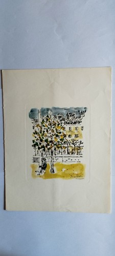 Litografia colori orfeo - di,