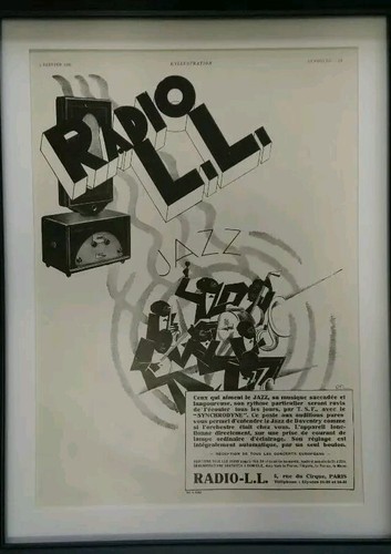 Art decò pubblicità radio - decò,