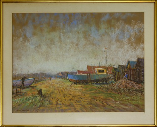 Pastel ken smith boat - pastel, smith.