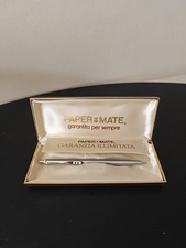 Papermate cromato argento vintage anni 80 penna da collezione