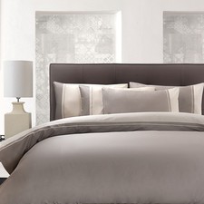 DEA Completo Copripiumino in Raso di Cotone con Balza a Contrasto - Williamsburg