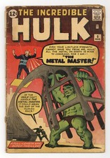 Incredibile Hulk #6 GD- 1.8 1963