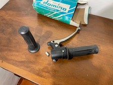 Comando Gas Domino Coppia Manopole Motorino Moto Vintage Nos