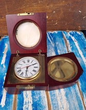 Scatola mogano con orologio - con, e
