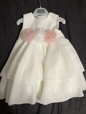 Vestitino Cerimonia Ido bambina 12-18 Mesi, Colore  Bianco Panna