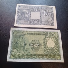 Vecchie Banconote  Italiane 50