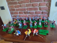 DG LOTTO CAVALIERI MEDIOEVALI  CUSTOM WAR GAME DIORAMI 1/32  LEGGI