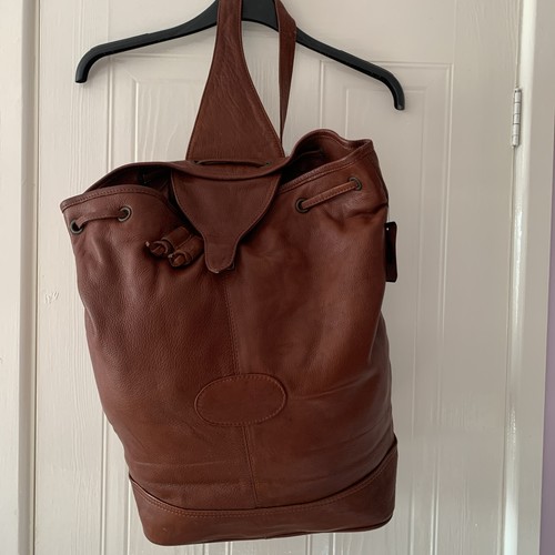 Zaino slouch marrone - marrone, vera