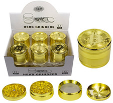 2" 4 PC  Gold Bitcoin Herb