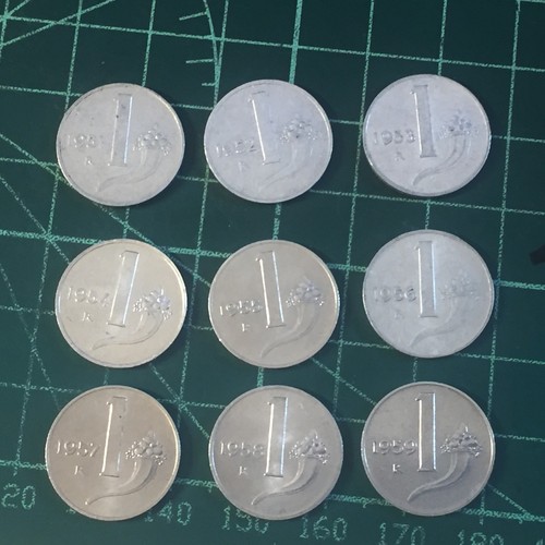 Lotto monete 1 lira - lotto,