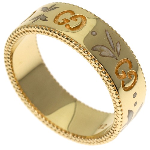 Gucci anello icona fiore k18 - gucci,