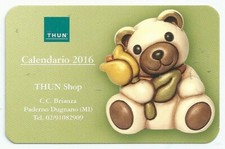 THUN 2016 - Calendarietto da collezione centimetri 8,5 x 5,5.