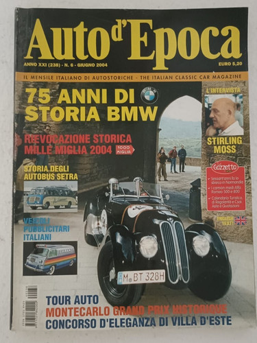 Auto epoca 2004 75 anni - 75,