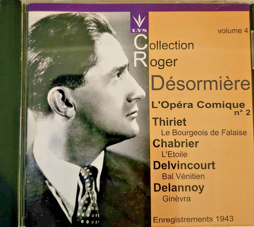 Roger désormière collection - dÉsormiÈre,