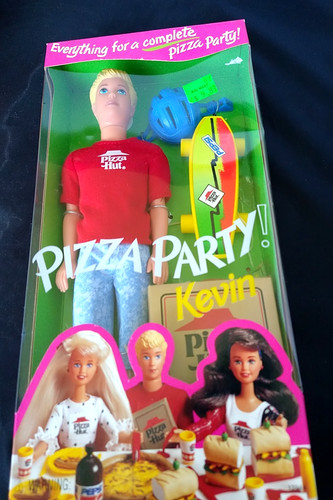 Vintage barbie pizza party - vintage,