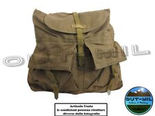 Zaino Ceko M60 originale Esercito Militare Ceco in canapa Kaki Usato