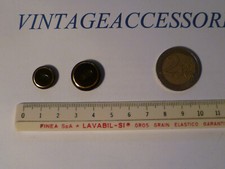 BOTTONE VERO VETRO NERO ORO 2