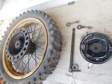 MOTO MAICO MC GS 250 CROSS 400 440 RUOTA ORO POSTERIORE AKRONT 18 BOLLINO VERDE