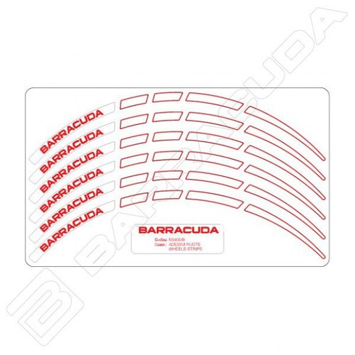 Barracuda adesivi ruote - barracuda,