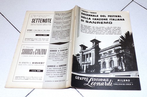 Spartiti 1950 1960 decennale - spartiti,