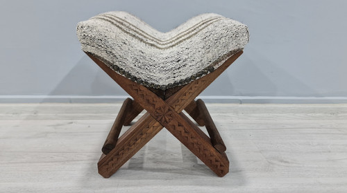 Sgabello vintage legno - vintage,