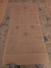 Tenda Per Vetro In Lino Ricami