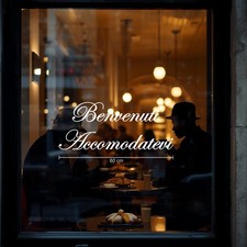 Vetrofanie adesivo benvenuti - vetrofanie,