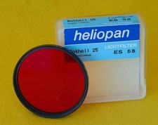Filter for BW, Heliopan Rot heil 25 - ø 58 mm (S)