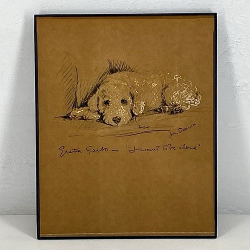 Stampa cane carbone - , lucy
