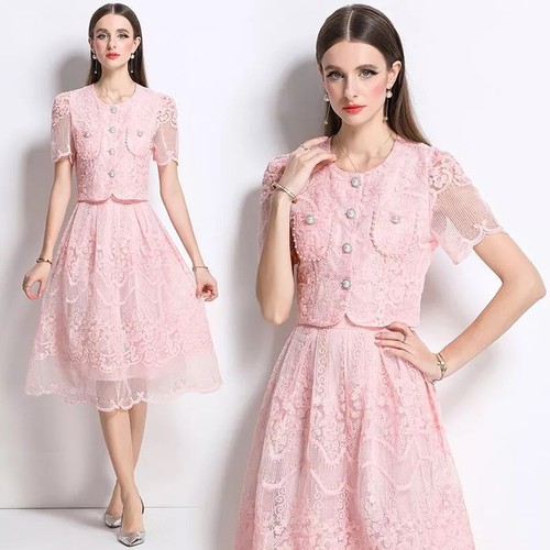 Vestito completo donna set - vestito,