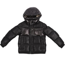 MONCLER GIACCA NERA BAMBINO