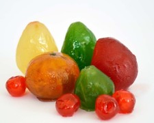 FRUTTA CANDITA (ARANCE, SCORZE, CEDRO, ZUCCA, CILIEGIE, FICHI, PERE, CLEMENTINE)