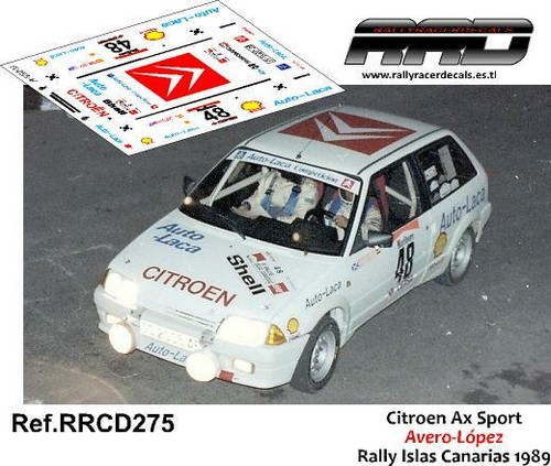 Decal calca citroen ax - decal/calca,