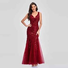 Vestito Abito Elegante Lungo